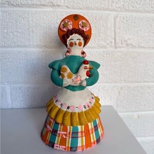 Vintage Dymkovo Holiday Celebration Clay Doll/Statue Chicken Lot 20